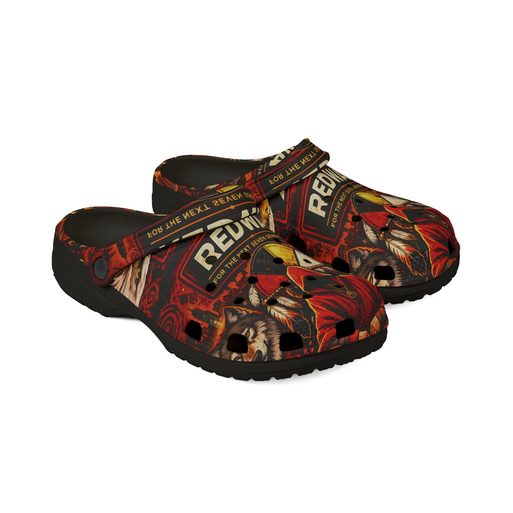 Redway 7 Generations Graphic Clogs — EVA Foam Slip - On ShoesEmber Spirit Apparel