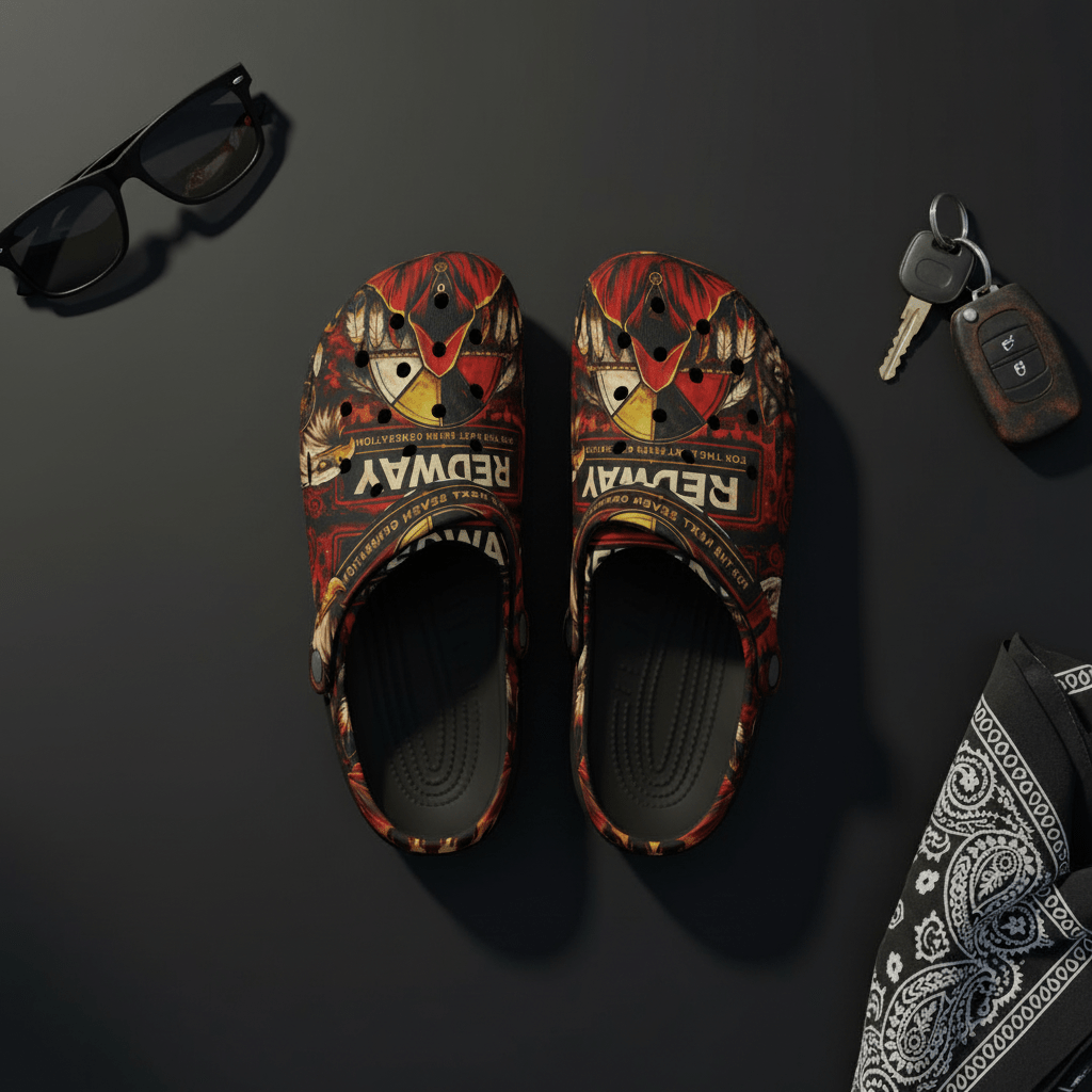 Redway 7 Generations Graphic Clogs — EVA Foam Slip - On ShoesEmber Spirit Apparel