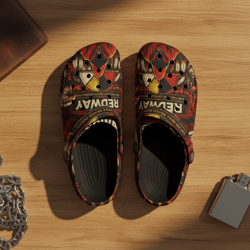 Redway 7 Generations Graphic Clogs — EVA Foam Slip - On ShoesEmber Spirit Apparel