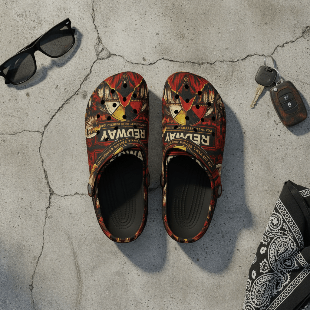 Redway 7 Generations Graphic Clogs — EVA Foam Slip - On ShoesEmber Spirit Apparel