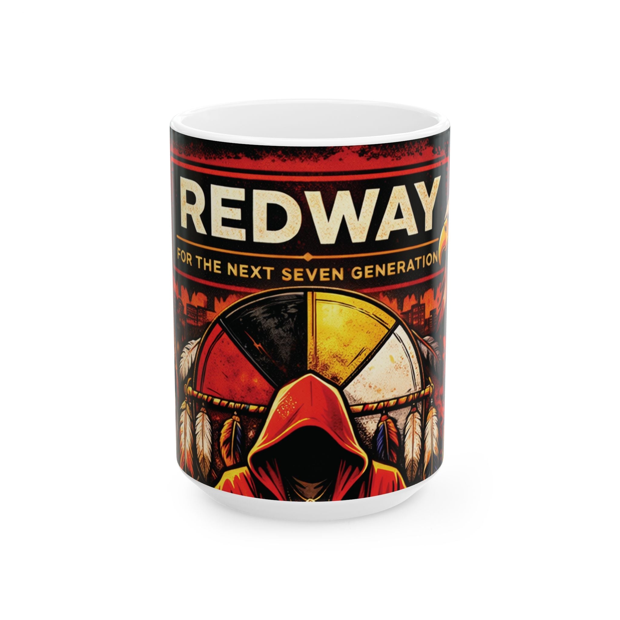 Redway 7 Generations of Ceramic Mug, (11oz, 15oz)Ember Spirit Apparel
