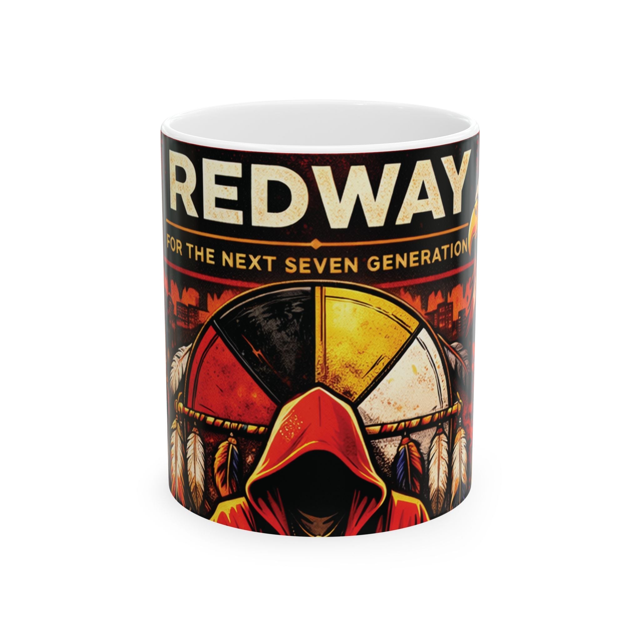 Redway 7 Generations of Ceramic Mug, (11oz, 15oz)Ember Spirit Apparel