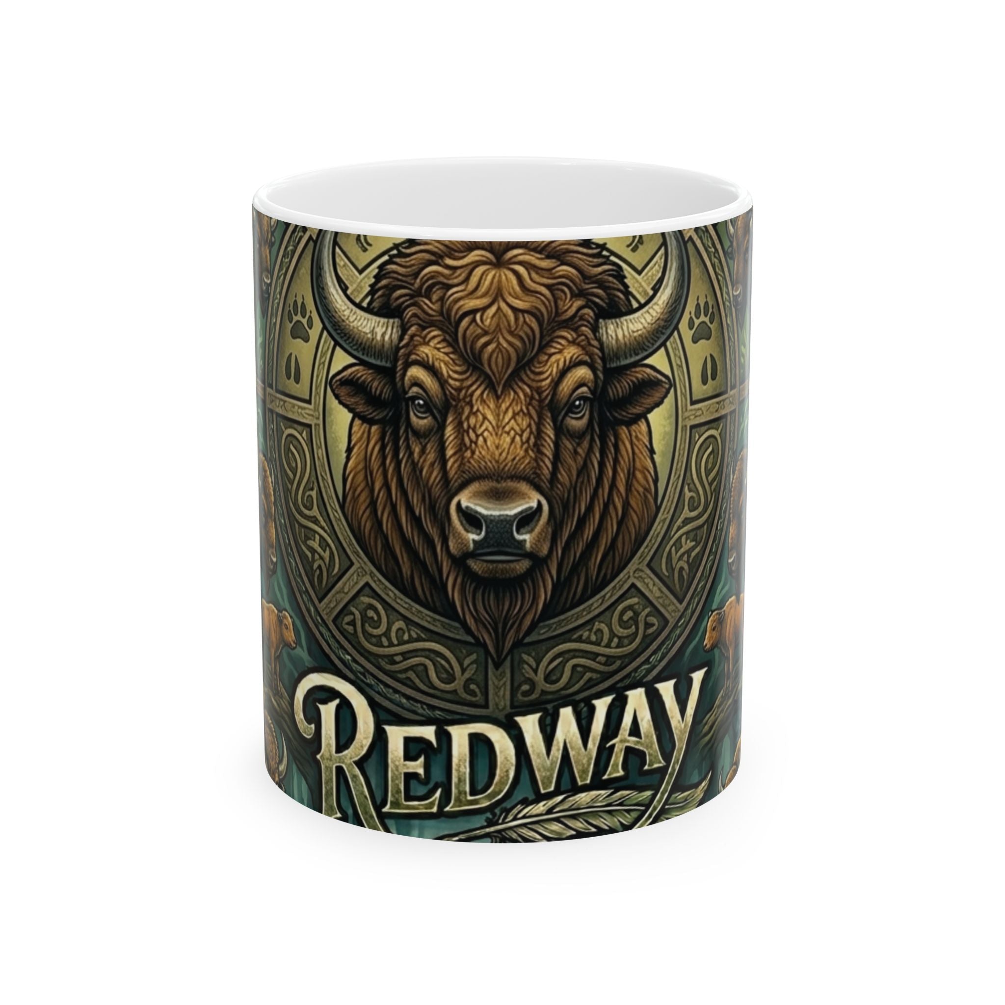 Redway Buffalo - Ceramic Mug, (11oz, 15oz)Ember Spirit Apparel