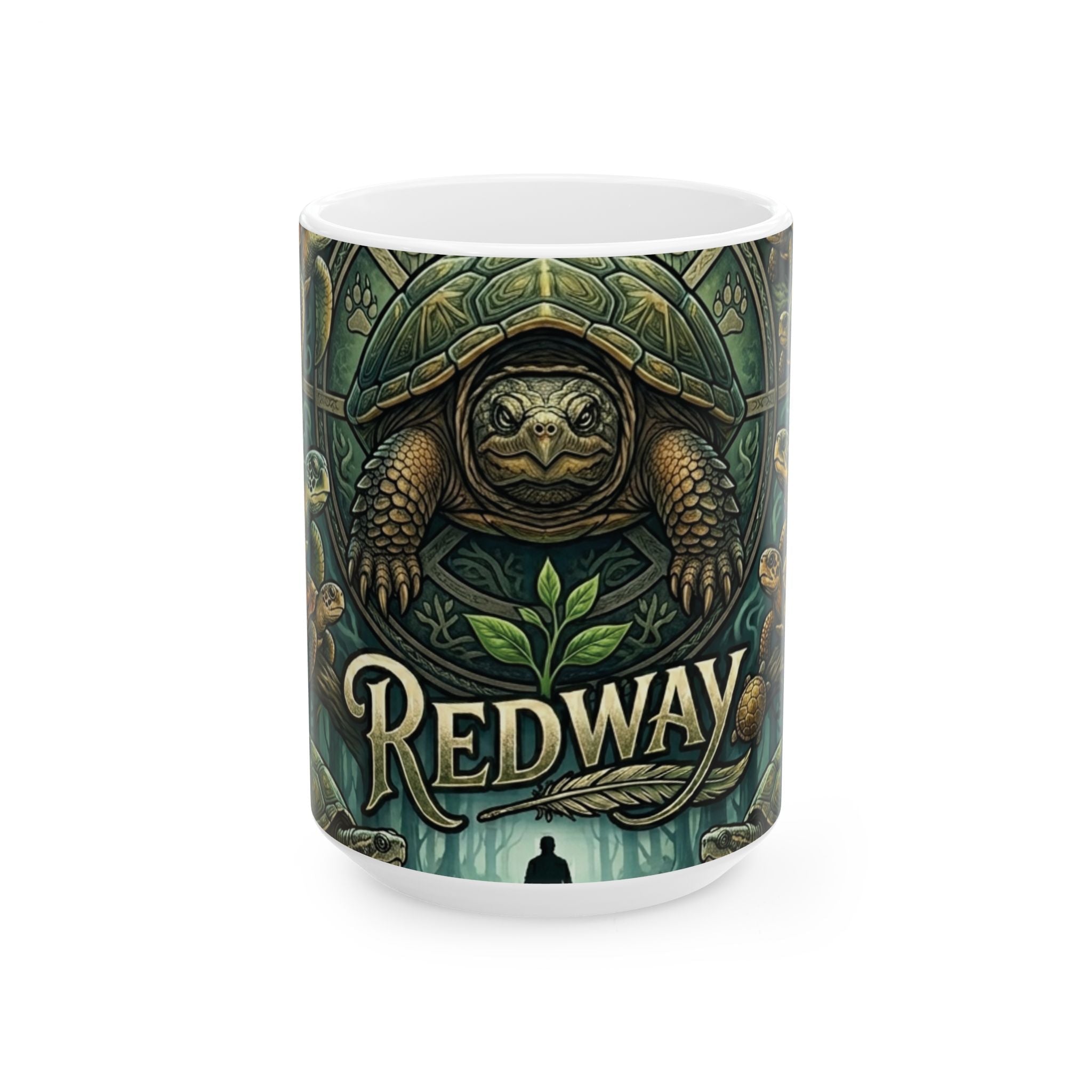 Redway Turtle - Ceramic Mug, (11oz, 15oz)Ember Spirit Apparel