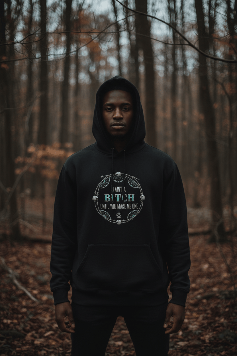 Resilient Dreamcatcher Hoodie – Indigenous Empowerment Organic French Terry SweatshirtEmber Spirit Apparel