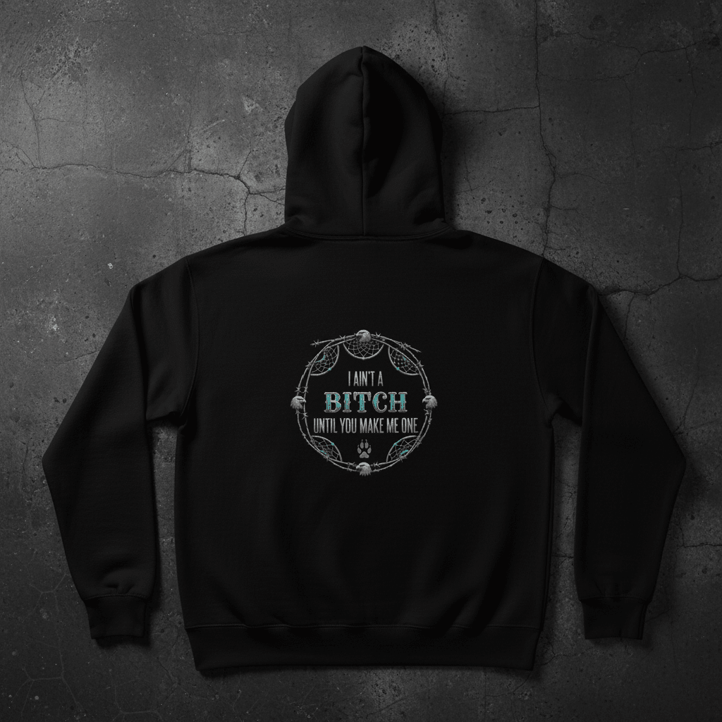 Resilient Dreamcatcher Hoodie – Indigenous Empowerment Organic French Terry SweatshirtEmber Spirit Apparel