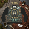 Redway Wolf Mandala Sweatshirt — Mythic Wolf Graphic Crewneck