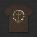 Rooted in Christ T‑Shirt — Christian Tree of Life Faith TeeEmber Spirit Apparel