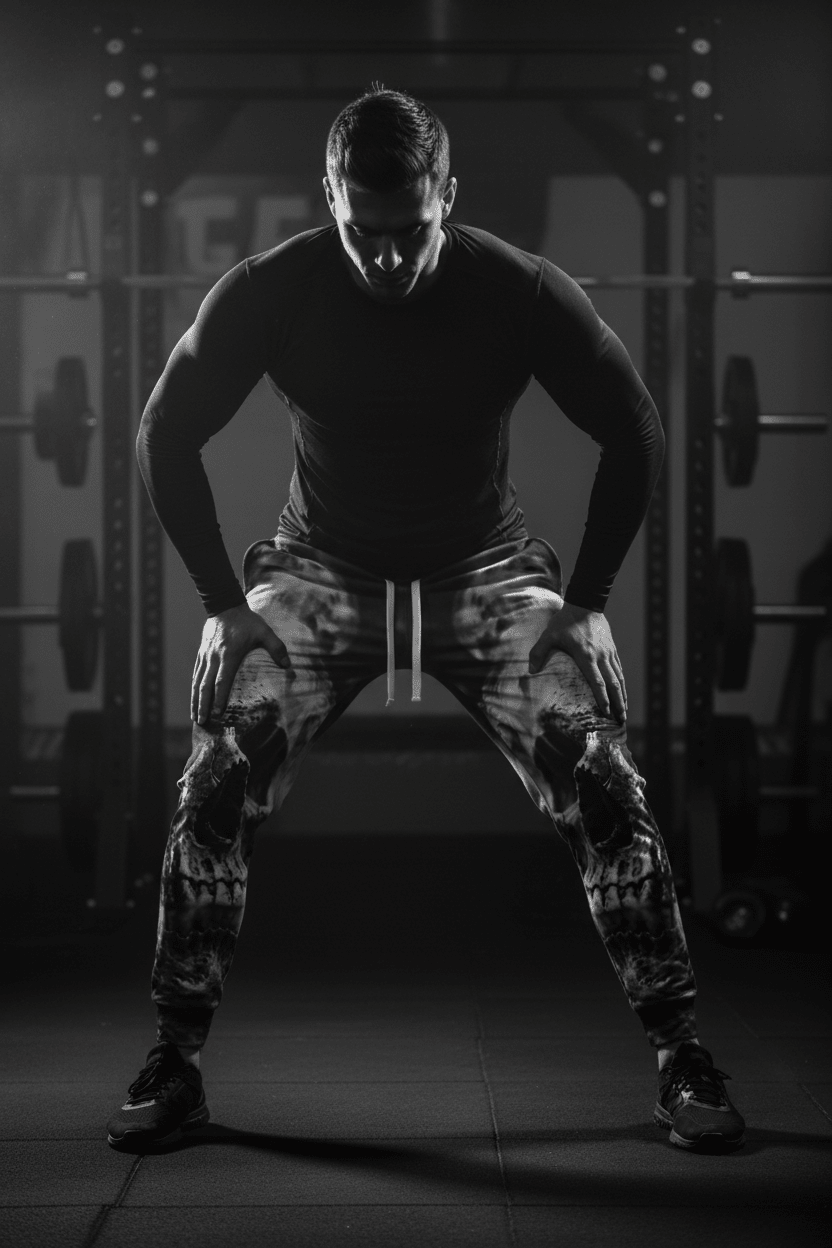 Smokey's Skull Athletic Joggers (AOP)Ember Spirit Apparel