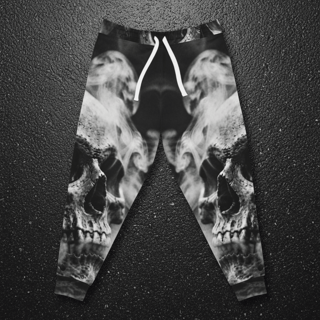 Smokey's Skull Athletic Joggers (AOP)Ember Spirit Apparel