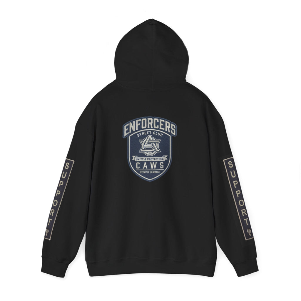 Support Gear CAWS - Enforcers - Unisex Heavy Blend™ Hooded SweatshirtEmber Spirit Apparel