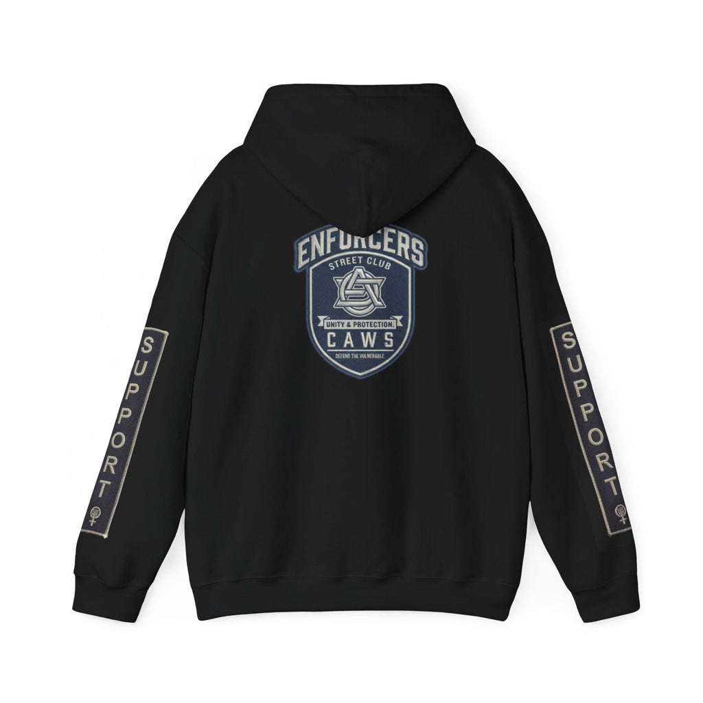 Support Gear CAWS - Enforcers - Unisex Heavy Blend™ Hooded SweatshirtEmber Spirit Apparel
