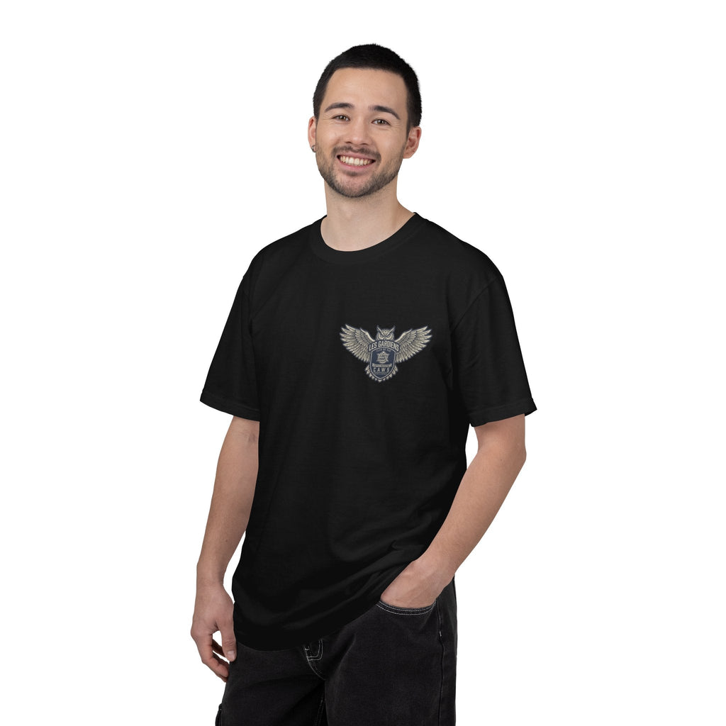 T-Shirt Bouclier Hibou des Gardiens Enforcers — CAWS (Français)Ember Spirit Apparel