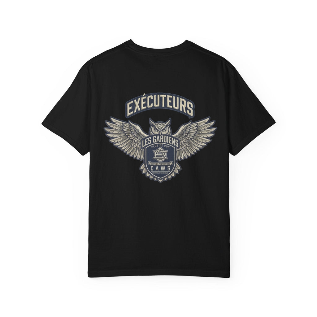 T-Shirt Bouclier Hibou des Gardiens Enforcers — CAWS (Français)Ember Spirit Apparel