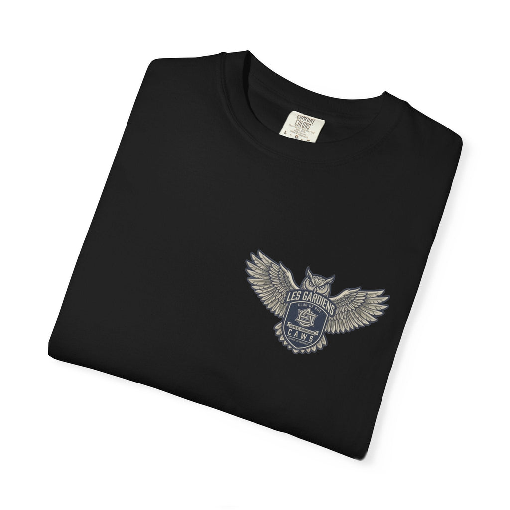 T-Shirt Bouclier Hibou des Gardiens Enforcers — CAWS (Français)Ember Spirit Apparel