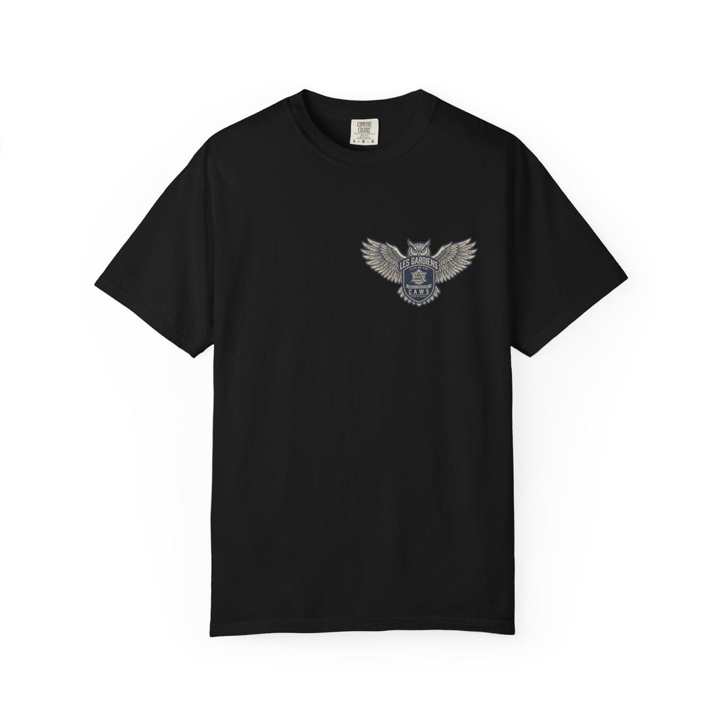 T-Shirt Bouclier Hibou des Gardiens Enforcers — CAWS (Français)Ember Spirit Apparel