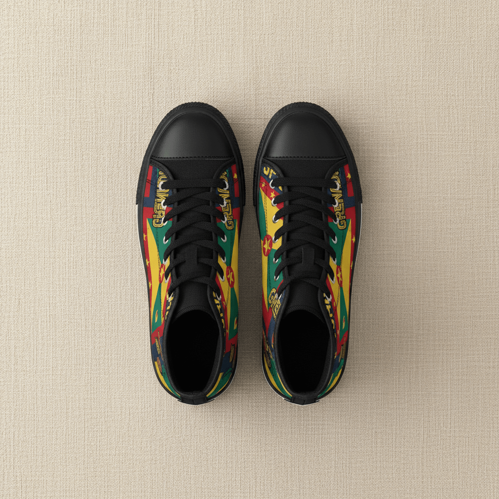 The Spicy Isle - Grenada Flag Women's Classic SneakersEmber Spirit Apparel