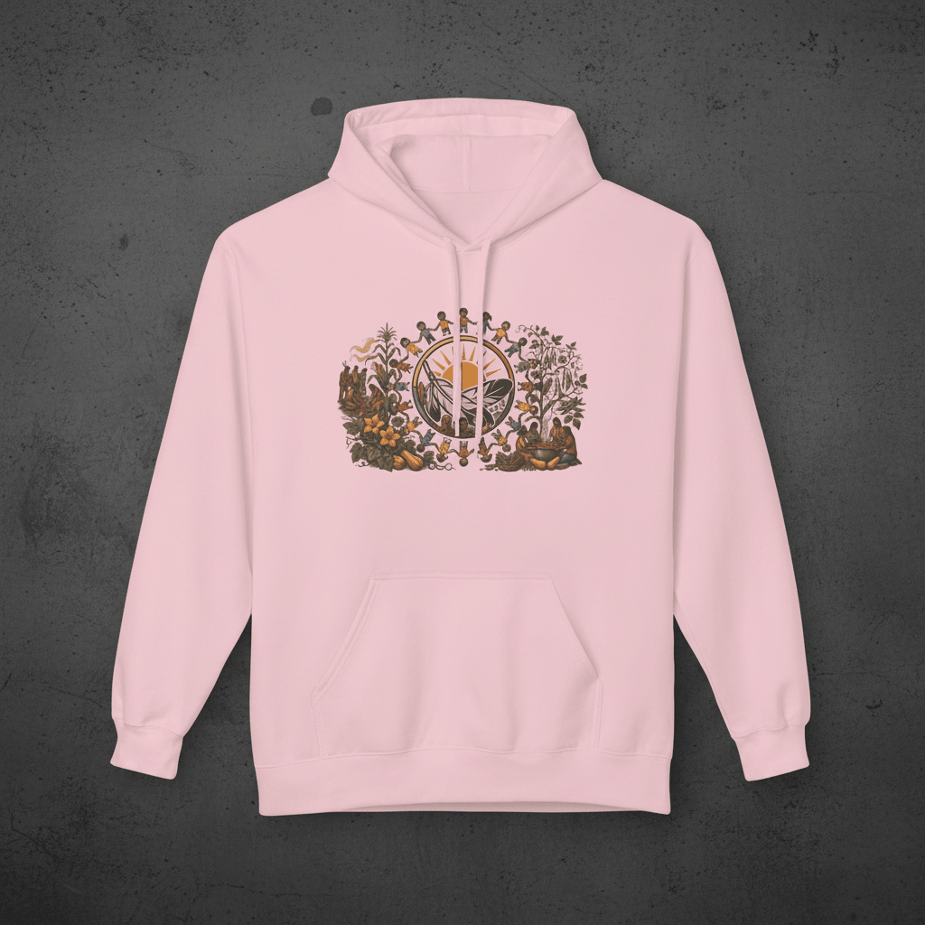 Three Sisters Gathering Hoodie — Growing Together Makes Us StrongerEmber Spirit Apparel
