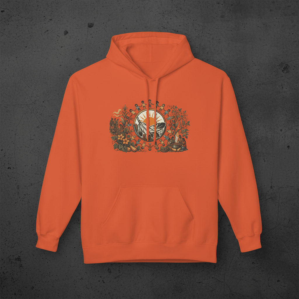 Three Sisters Gathering Hoodie — Growing Together Makes Us StrongerEmber Spirit Apparel