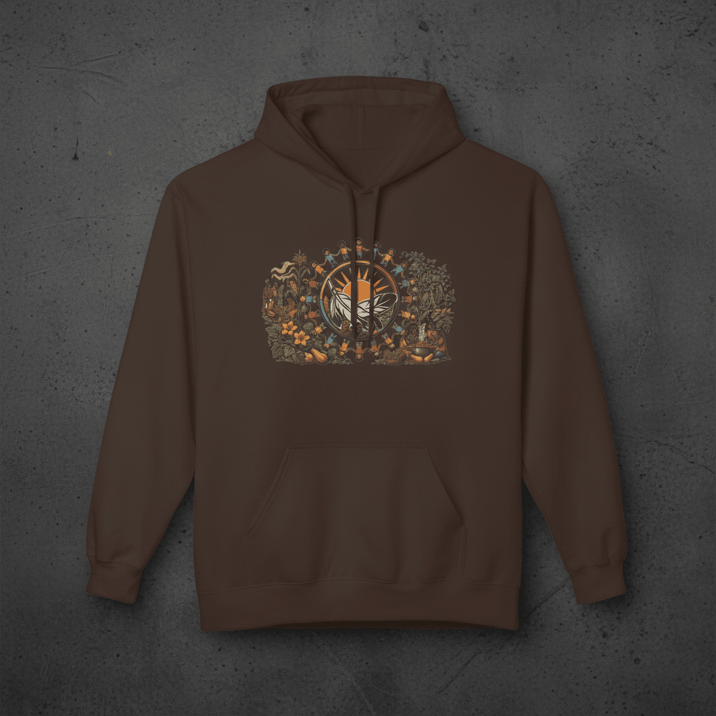 Three Sisters Gathering Hoodie — Growing Together Makes Us StrongerEmber Spirit Apparel