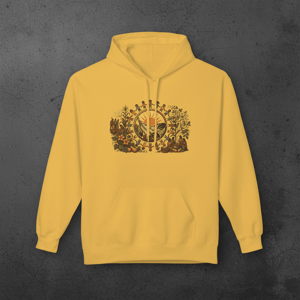 Three Sisters Gathering Hoodie — Growing Together Makes Us StrongerEmber Spirit Apparel