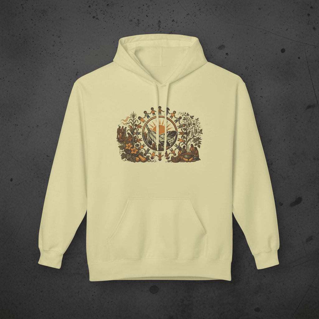 Three Sisters Gathering Hoodie — Growing Together Makes Us StrongerEmber Spirit Apparel