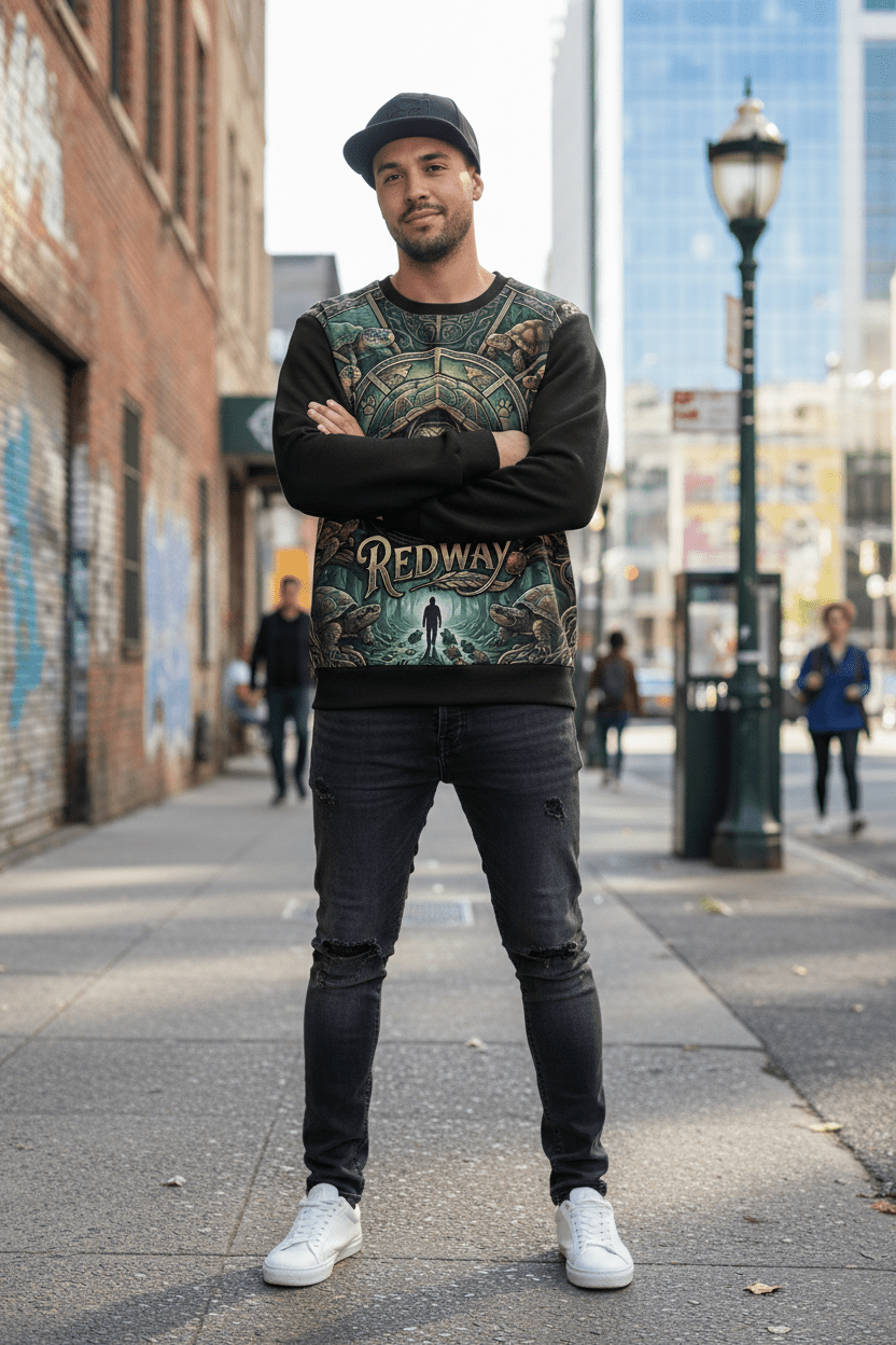 Turtle 'Redway' Lightweight SweatshirtEmber Spirit Apparel