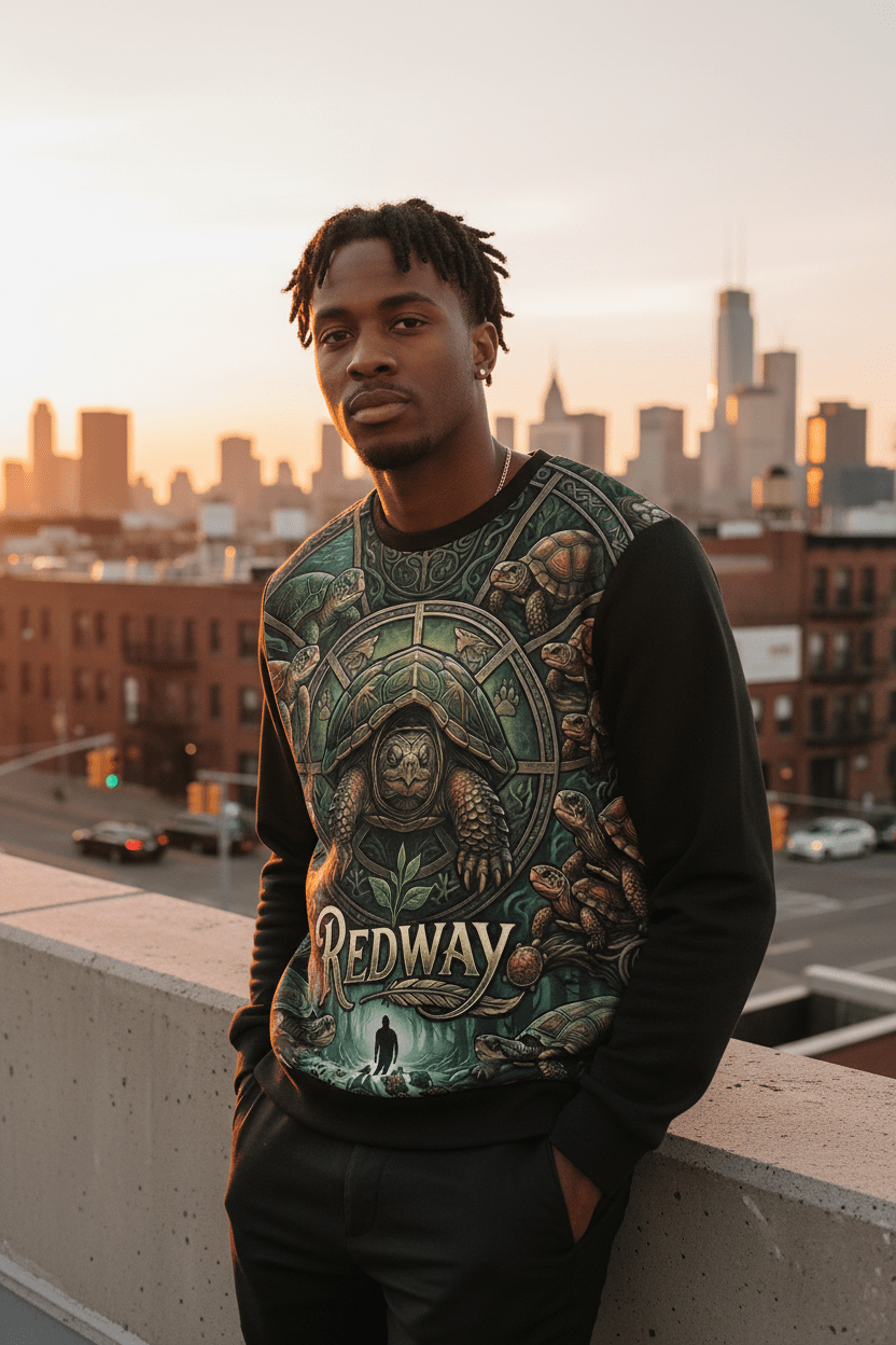 Turtle 'Redway' Lightweight SweatshirtEmber Spirit Apparel