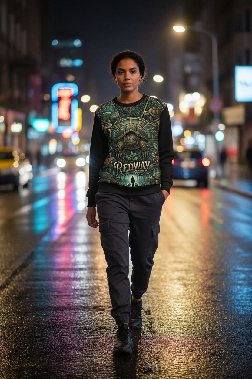 Turtle 'Redway' Lightweight SweatshirtEmber Spirit Apparel