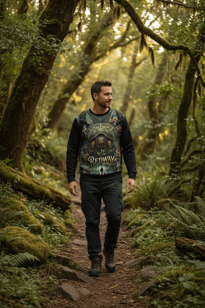Turtle 'Redway' Lightweight SweatshirtEmber Spirit Apparel