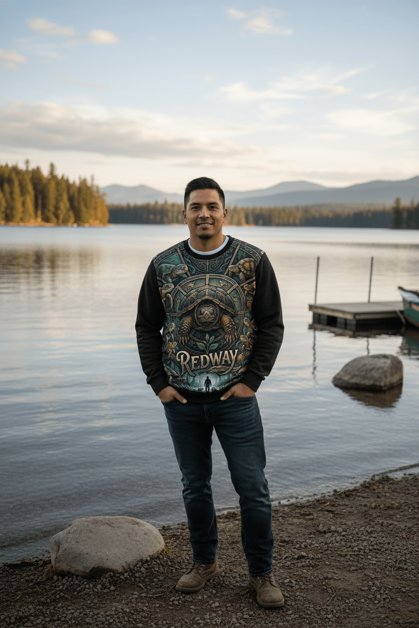 Turtle 'Redway' Lightweight SweatshirtEmber Spirit Apparel
