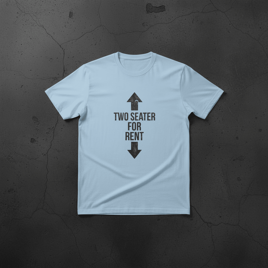 Two Seater For Rent T-Shirt – Funny Couples Unisex Graphic TeeEmber Spirit Apparel