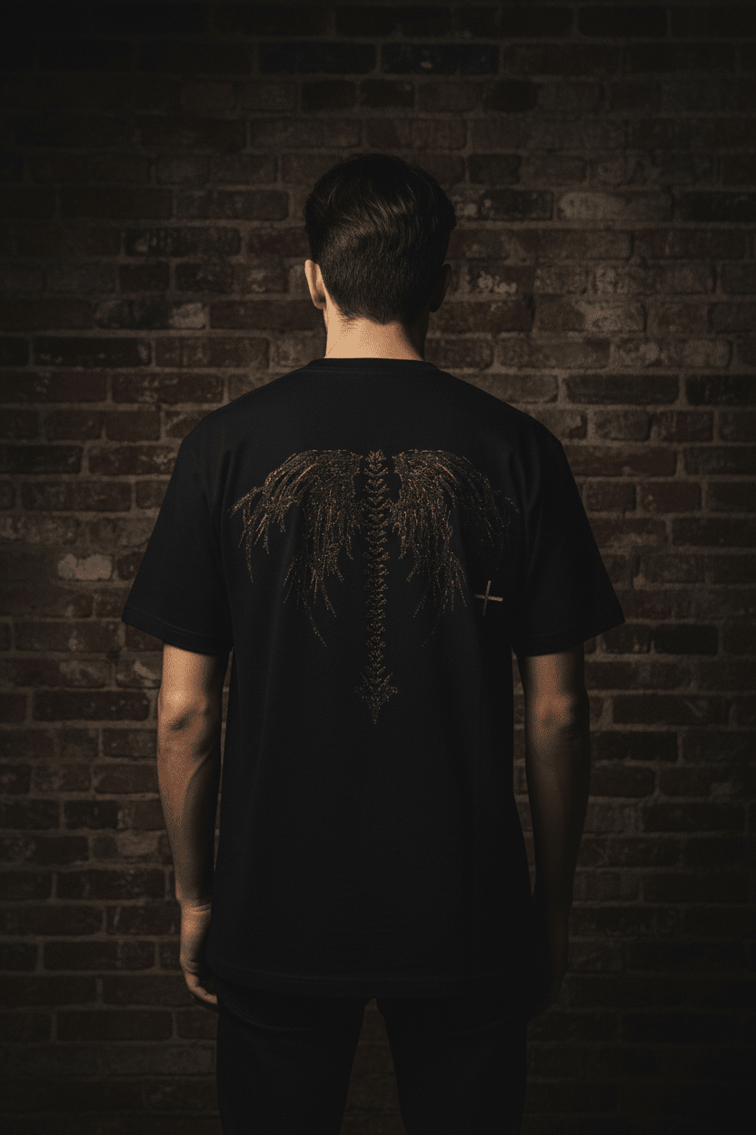 Unisex Garment - Dyed T-shirt - Dragon WingsEmber Spirit Apparel