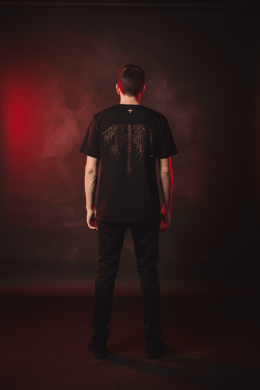 Unisex Garment - Dyed T-shirt - Dragon WingsEmber Spirit Apparel