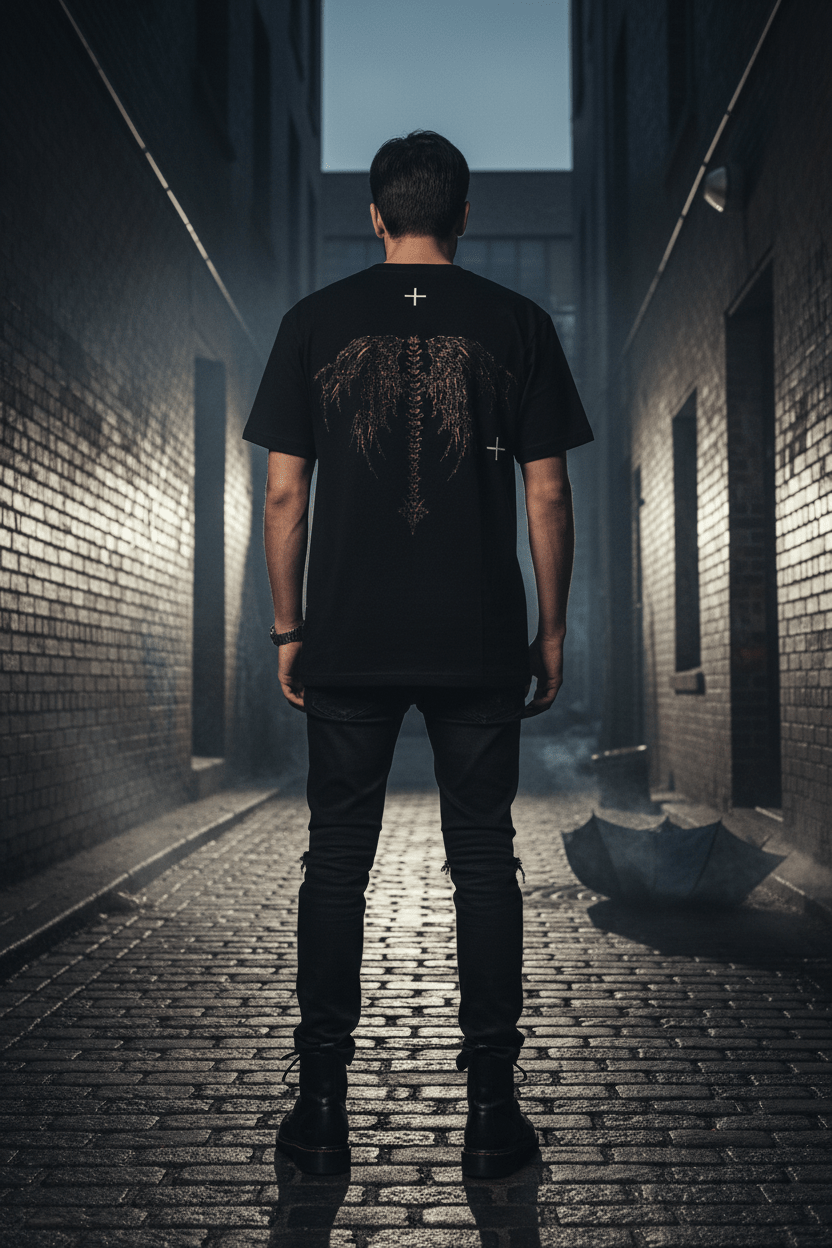 Unisex Garment - Dyed T-shirt - Dragon WingsEmber Spirit Apparel