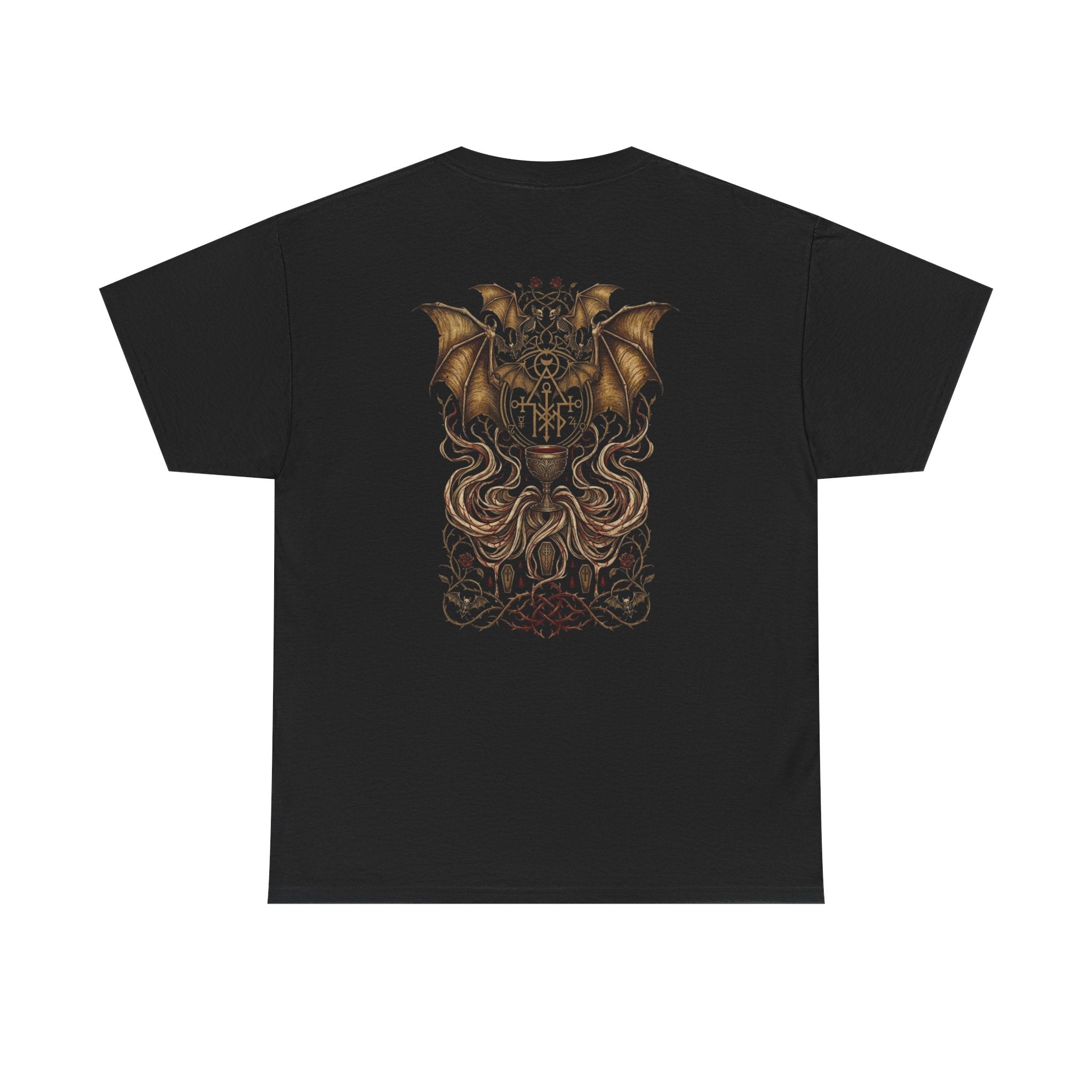 Vampire Bat Rider T‑Shirt — Gothic Fantasy Horror TeeEmber Spirit Apparel