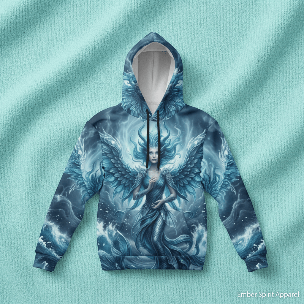 Water Fairy Hoodie — Athletic All - Over PrintEmber Spirit Apparel