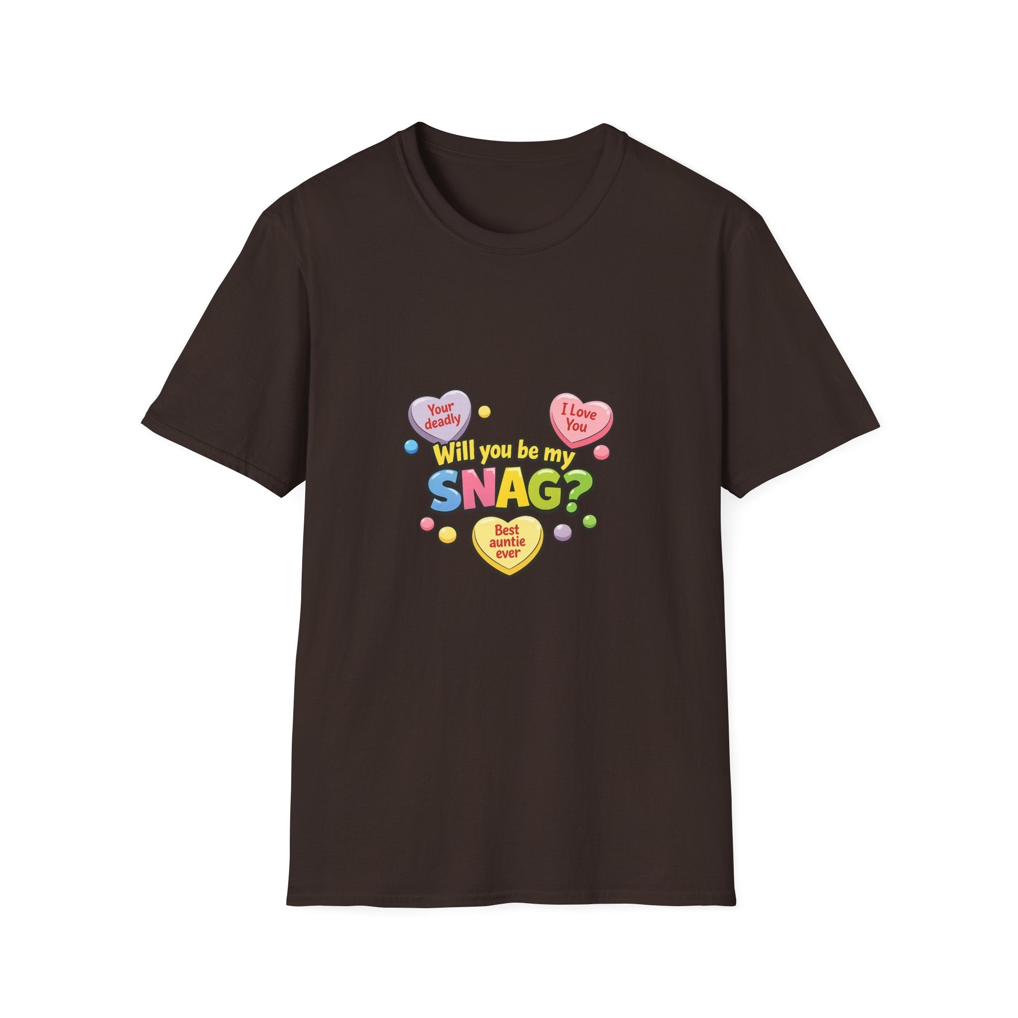 Will You Be My Snag? Candy Heart Graphic T-ShirtEmber Spirit Apparel