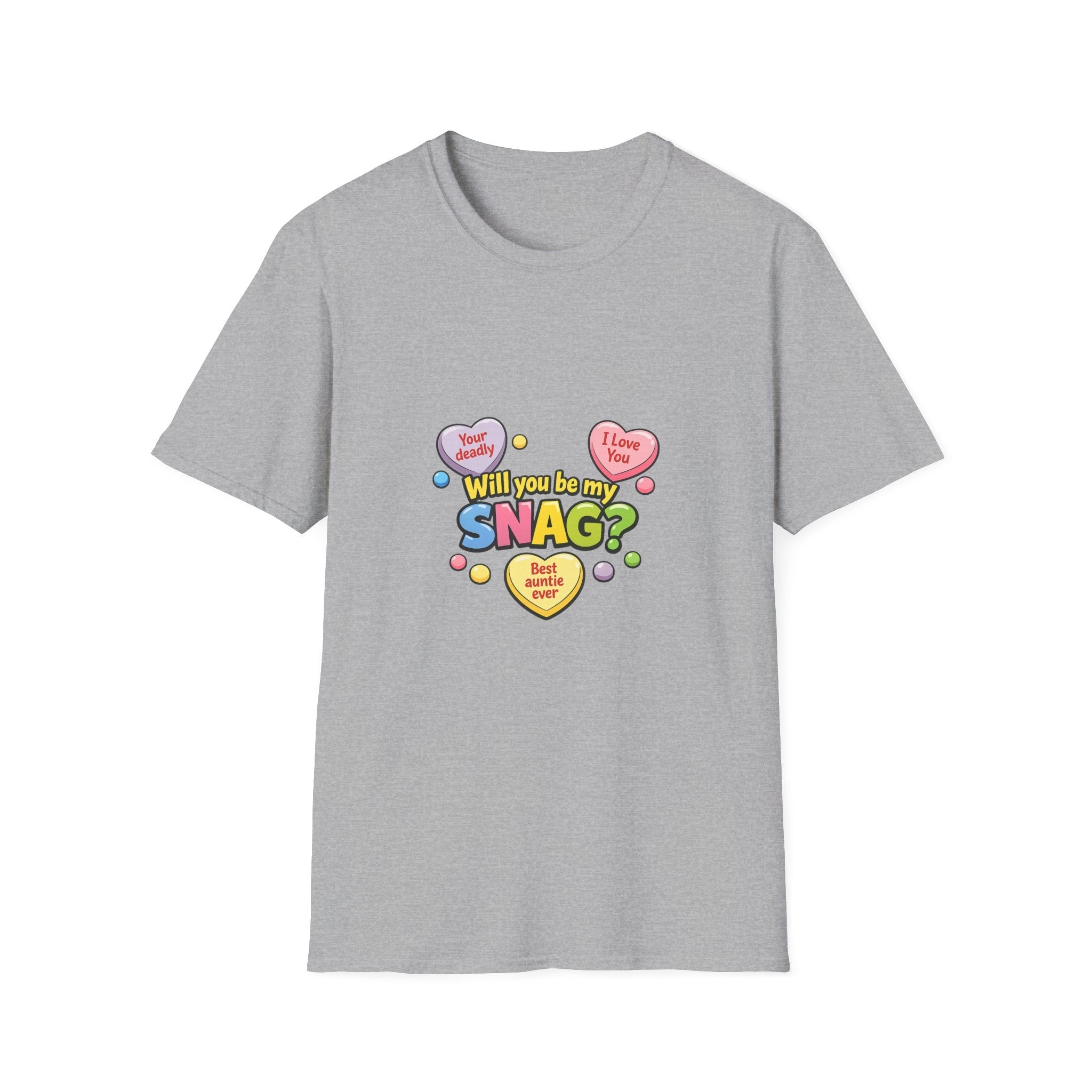 Will You Be My Snag? Candy Heart Graphic T-ShirtEmber Spirit Apparel