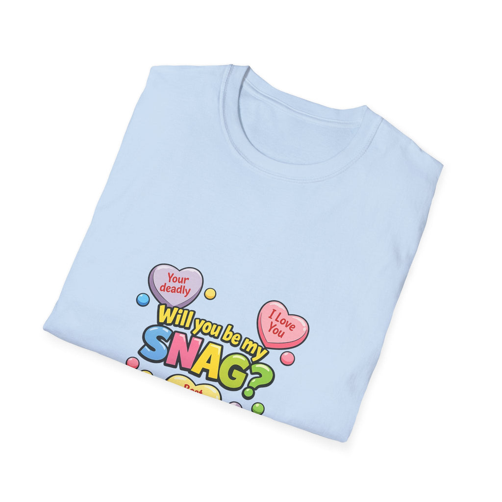 Will You Be My Snag? Candy Heart Graphic T-ShirtEmber Spirit Apparel