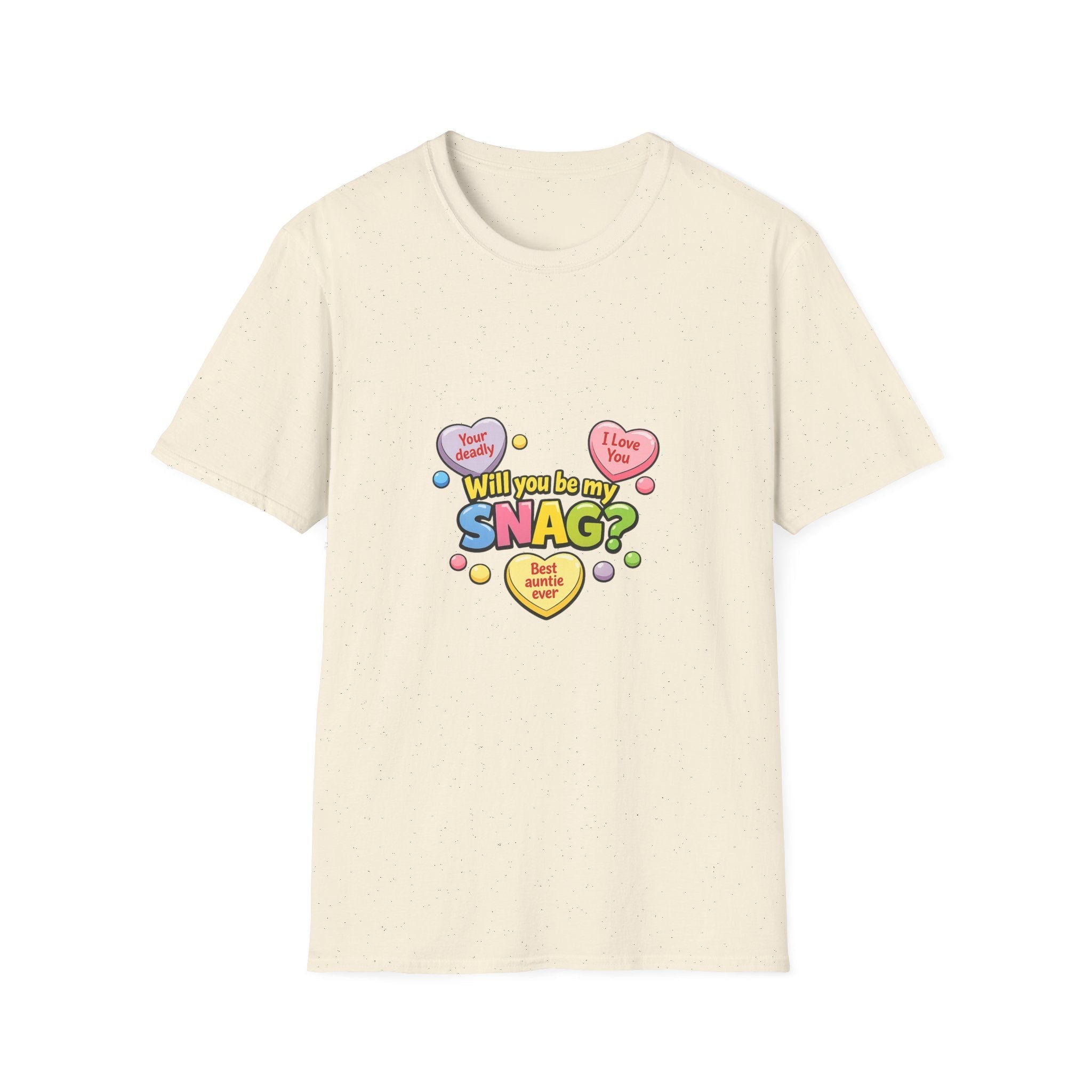 Will You Be My Snag? Candy Heart Graphic T-ShirtEmber Spirit Apparel