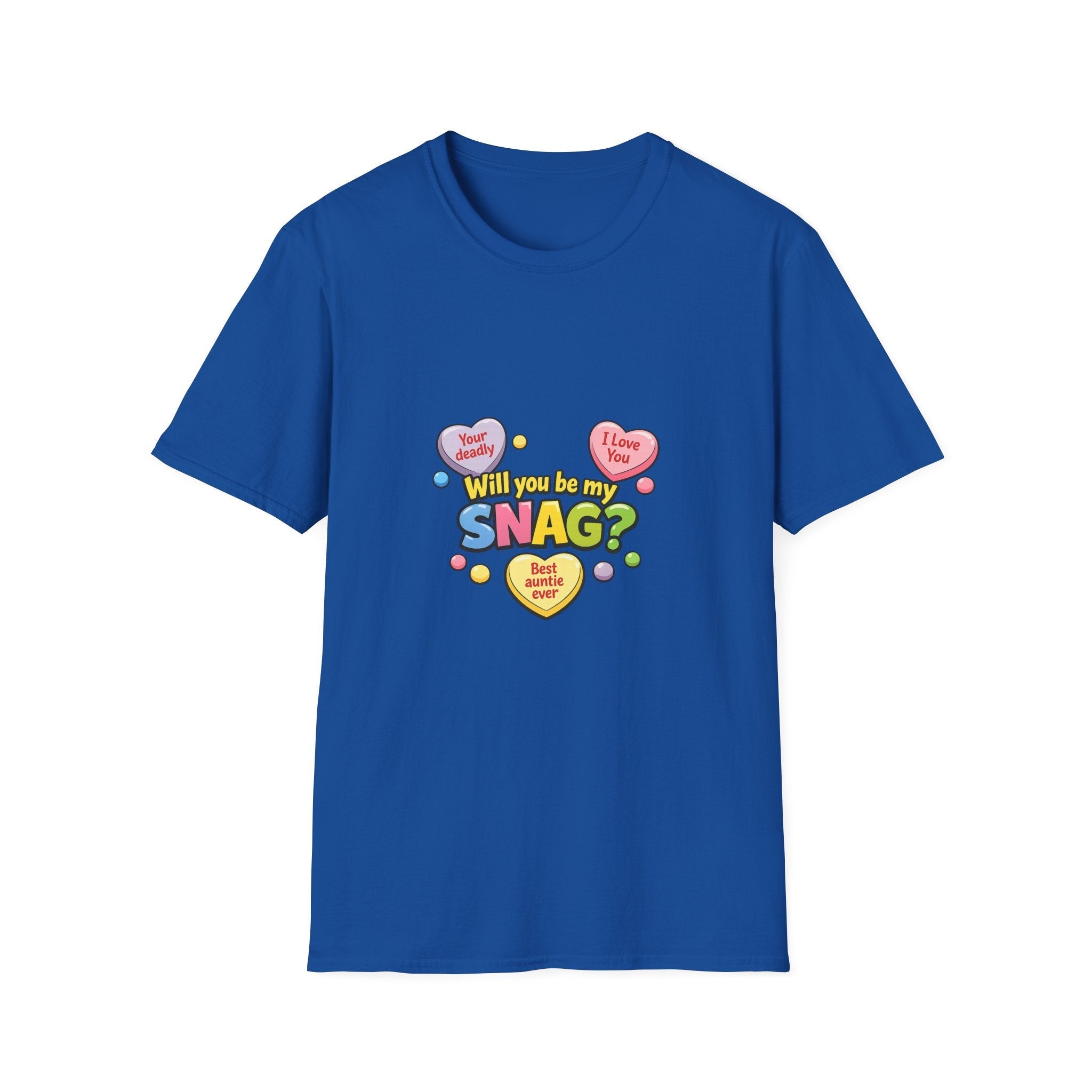 Will You Be My Snag? Candy Heart Graphic T-ShirtEmber Spirit Apparel