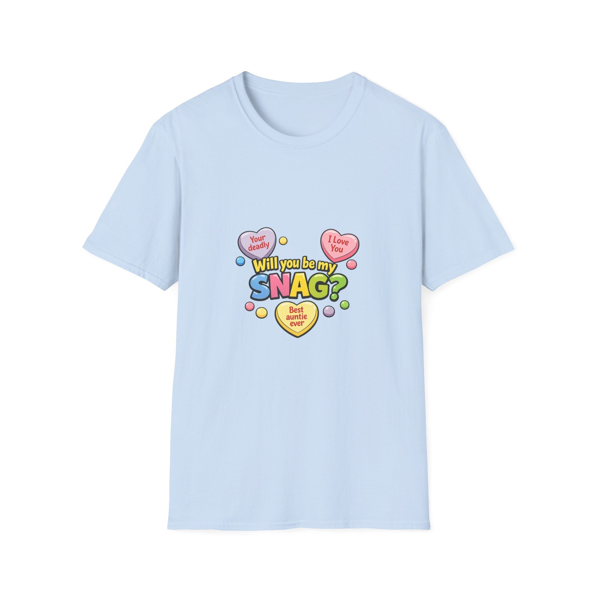 Will You Be My Snag? Candy Heart Graphic T-ShirtEmber Spirit Apparel