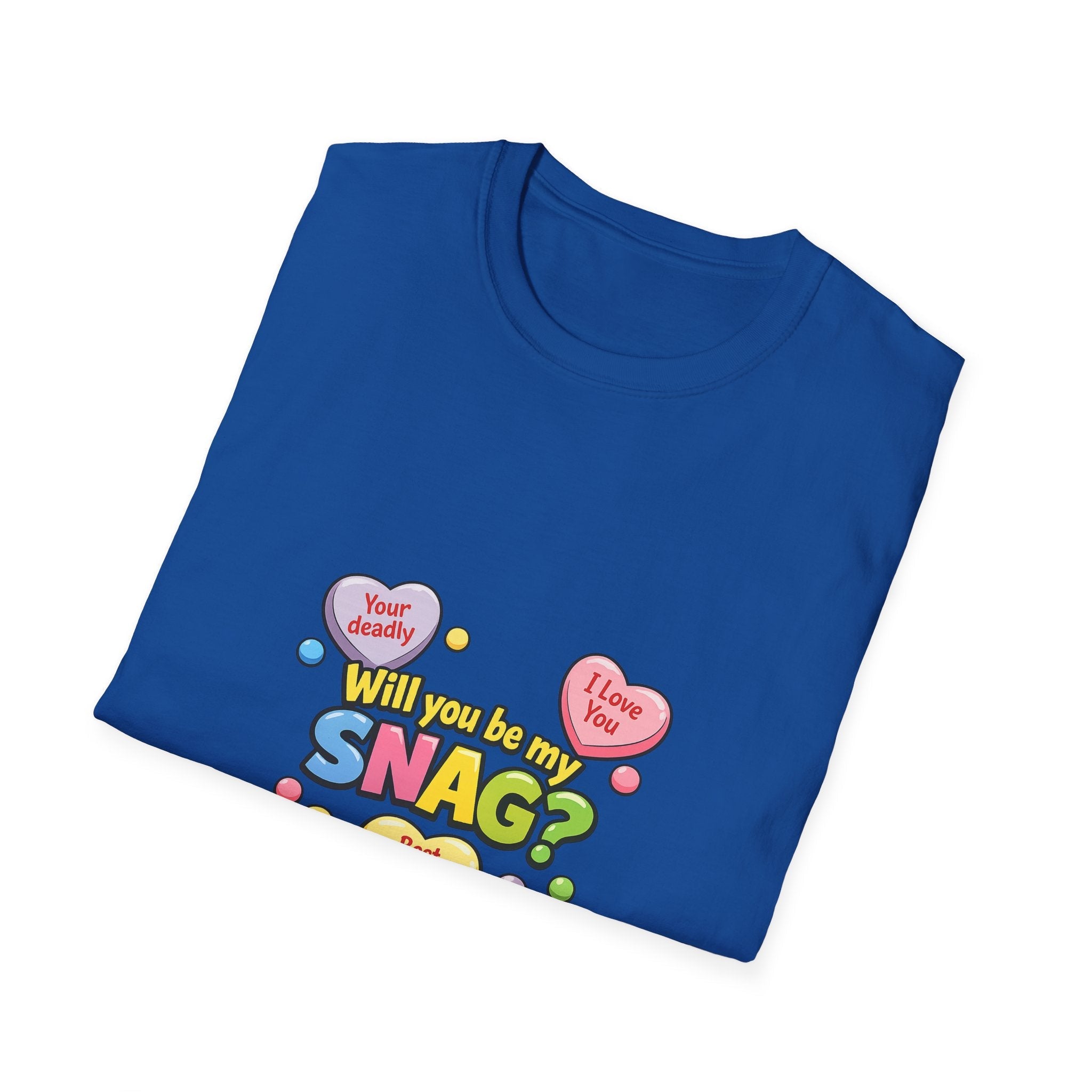 Will You Be My Snag? Candy Heart Graphic T-ShirtEmber Spirit Apparel