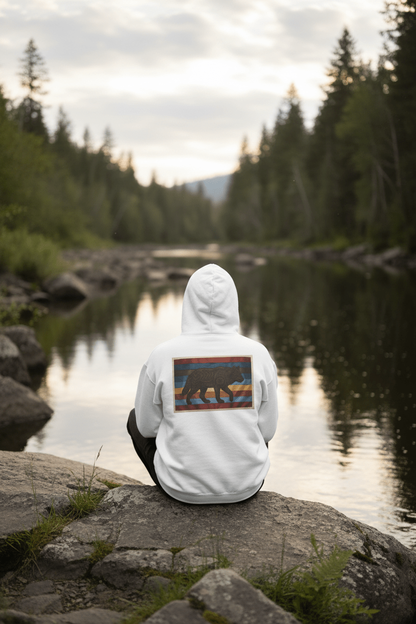 Wolf 7 Grandfather Teaching Hoodie — Tribal Wisdom & Ancestral GuidanceEmber Spirit Apparel