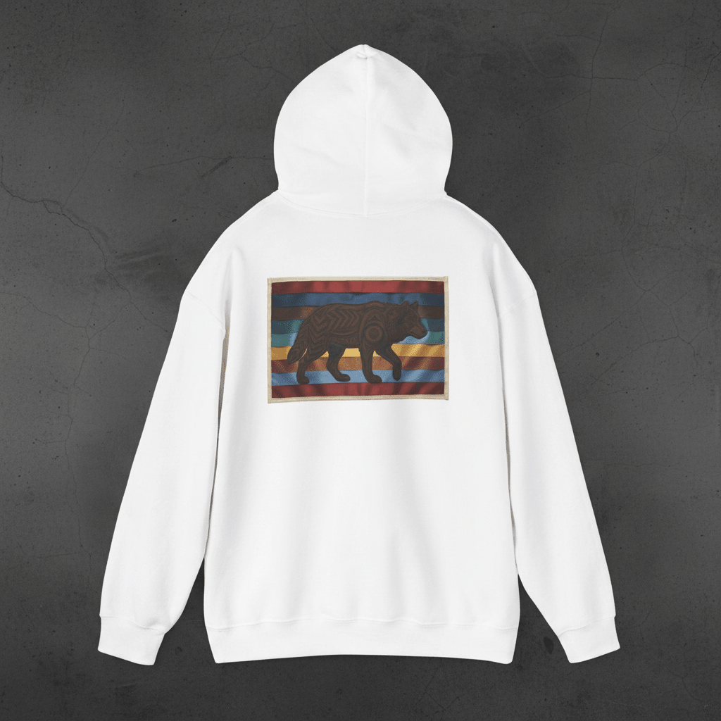 Wolf 7 Grandfather Teaching Hoodie — Tribal Wisdom & Ancestral GuidanceEmber Spirit Apparel