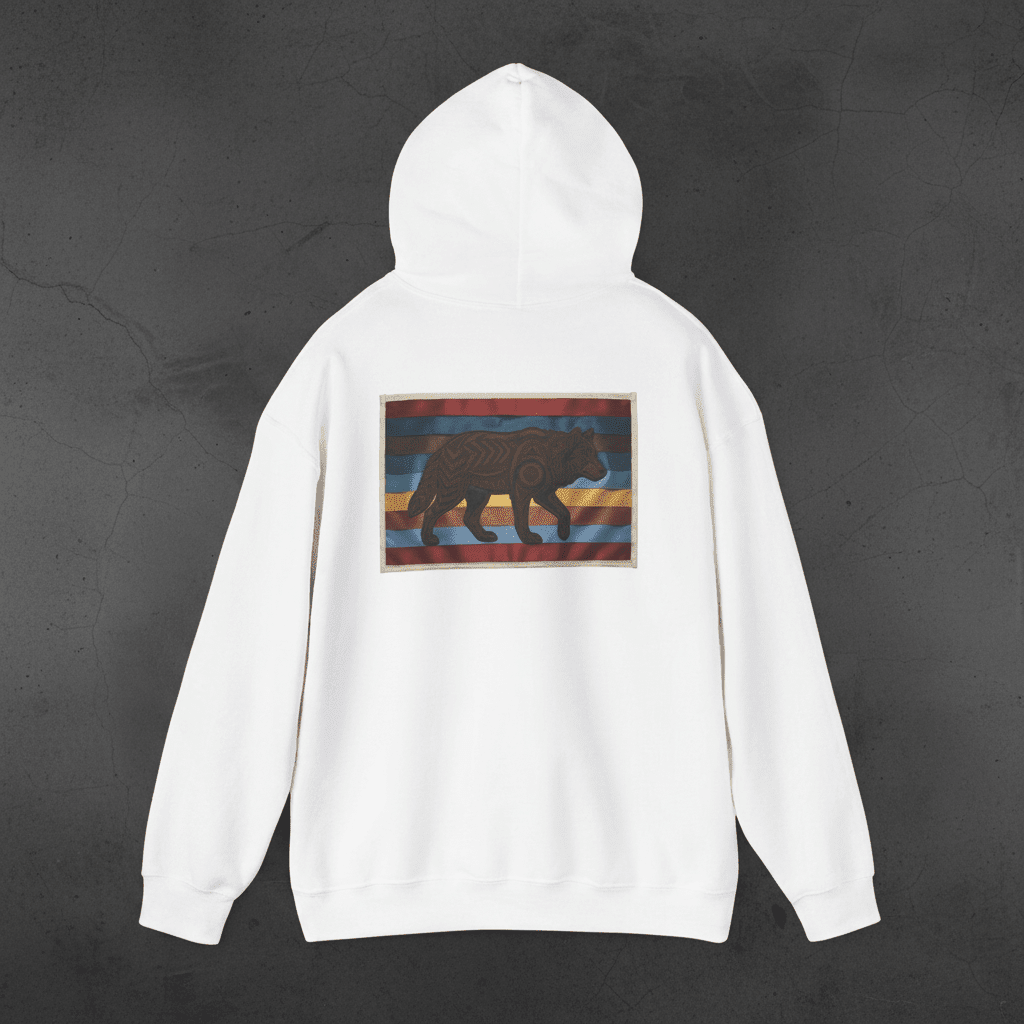 Wolf 7 Grandfather Teaching Hoodie — Tribal Wisdom & Ancestral GuidanceEmber Spirit Apparel
