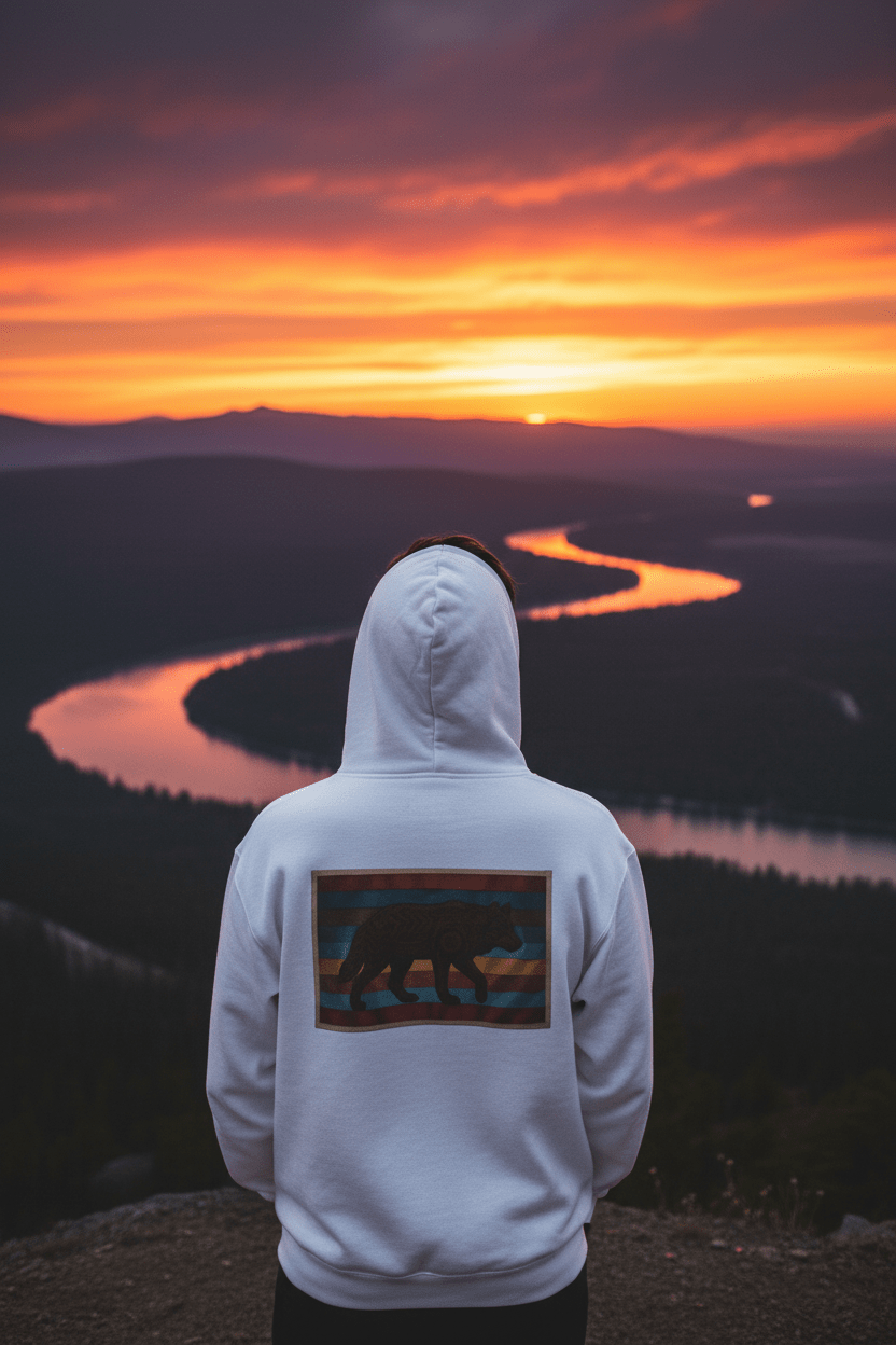 Wolf 7 Grandfather Teaching Hoodie — Tribal Wisdom & Ancestral GuidanceEmber Spirit Apparel