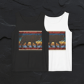 Wolf Spirit Retro Tank — Vintage Graphic Garment - Dyed TankEmber Spirit Apparel