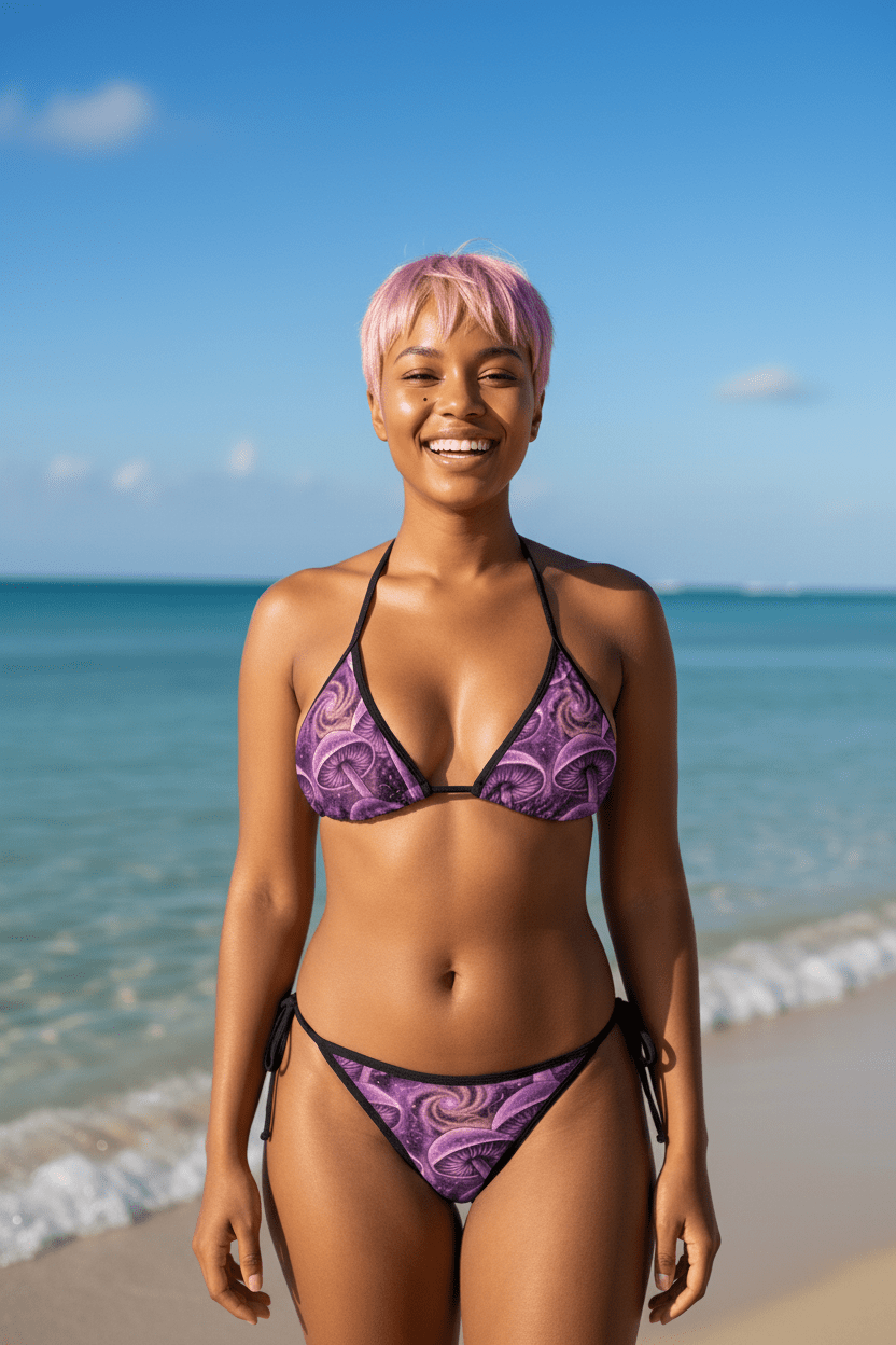 Women’s Bikini Swimsuit — Beach Bonfire Magical Journey PrintEmber Spirit Apparel